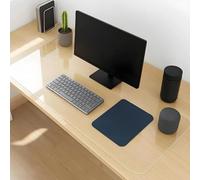 AHWEKR Clear Desk Protector Pad Blotters 13in x 29in Plastic Desktopper Writing Surface Cover Desk for Office Home Laptop Computer Tabletop Keyboard Mat Easy Clean Waterproof Glass