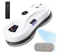 AHWOiHS Window Cleaner Robot, Automatic Electric Window Cleaning Robot with Water Jet, Remote Control Window Washer Robot 5600pa Powerful Suction