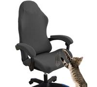 AHYBE Gaming Chair Covers Office Computer Chair Slipcovers With Armrest Covers,4-piece Set Stretch Game Swivel Chair Desk Chair Cover Protector,Soft Polyester Fabric,Rotating Armchair Covers(B)