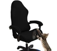 AHYBE Gaming Chair Covers Office Computer Chair Slipcovers With Armrest Covers,4-piece Set Stretch Game Swivel Chair Desk Chair Cover Protector,Soft Polyester Fabric,Rotating Armchair Covers(E)