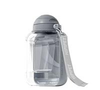 AHYBE Large Portable Dog Water Bottle Walking Drinking Cup 1000/1500ml Foldable Portable Leak Proof Lightweight Water Dispenser Drinking Bowl Bottles For Pet Outdoor Travel(Gray,1000ml)