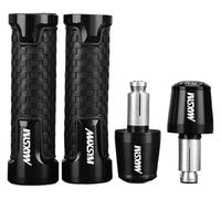 AHYLN 7/8inch 22mm Motorcycle Handlebar Grips Ends Handle Bar Cap Grip End Plugs Compatible with SYM Maxsym 400 400i 600 600i MAX 2023 .1208