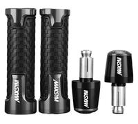 AHYLN 7/8inch 22mm Motorcycle Handlebar Grips Ends Handle Bar Cap Grip End Plugs Compatible with SYM Maxsym 400 400i 600 600i MAX 2023 .1208