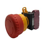 AHYLN Red Mushroom Emergency Stop Switch YW1B-V4E01R 1NC For Rapid Start And Of Machinery Electrical Equipment For industrial .0120