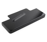 AHYLNM Motorcycle Battery Top Cover Guard Chrome/Glossy Black Compatible with H&arley FXD Dyna 1997-2005 .D113