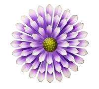 AHYS Metal Flowers Wall Decor Indoor Outdoor Metal Wall Art for Farmhouse Home Living Room Bedroom Bathroom Garden Decor - Purple