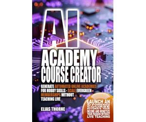 AI Academy Course Creator: Generate Automated Online Academies for Hobby Skills - Scale Evergreen Memberships Without Teaching Live: Launch an ... To Make Money and Achieve Finacial Freedom)