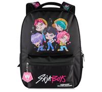 AI ACCESSORY INNOVATIONS 3D Gaming Character Backpack for Boys & Girls Bookbag with Adjustable Shoulder Straps, Saja Boys, Standard, K-pop Demon Hunters