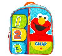 AI ACCESSORY INNOVATIONS Boys & Girls 12” Mini Backpack, School Bag for Pre-School & Kindergarten, Features Front Pocket, Blue Sesame Street, S, 12" Backpack