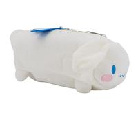 AI ACCESSORY INNOVATIONS Cinnamoroll Soft Plush Multi-Function Storage Case, Hello Kitty Plush Bag Charm with 3D Features, White