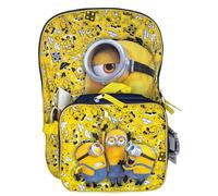 AI ACCESSORY INNOVATIONS Despicable Me Minions Full Size 16 Inch Backpack with Detachable Lunch Box