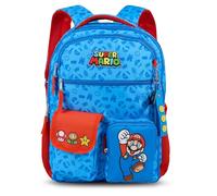 AI ACCESSORY INNOVATIONS Kids Backpack, Multi Pocket Bookbag with Adjustable Shoulder Straps & Padded Back, Mario, Standard, Character