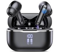 AI Adaptive Noise Cancelling Wireless Earbuds Bluetooth 6.0 Headphones 60H