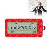 AI Algorithm Probability Double Lottery Picker, AI Picker, 2 in 1 Algorithm Number Selection Device, Lucky Mini Portable Lottery Machine Artifact of Lottery Number for All Lotteries, Red