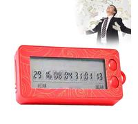 AI Algorithm Probability Double Lottery Picker, AI Picker, 5 in 1 Algorithm Number Selection Device, Lucky Mini Portable Lottery Machine Artifact of Lottery Number for All Lotteries, Red