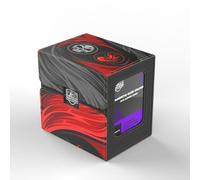 Ai Armor MTG Commander 100+ Card Custom Art Deck Box With Storage (Red/Black)