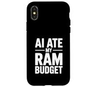 AI Ate My RAM Budget Funny Computing Humor Case for iPhone X/XS