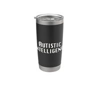 AI Autistic Intelligence Funny Autism Neurodivergent Pride Stainless Steel Insulated Tumbler