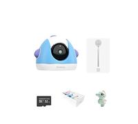 AI Baby Monitor Two-Way Voice Sleep Care Crying Detection Intelligent Comfort (Blue)