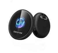 AI Badge Voice Translator Device, AI Wearable Translator with 60 Languages Real Time Translation, Portable Smart E Badge with HD Touchscreen LCD, Bluetooth 6.0, Language Translator for Travel