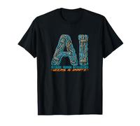 AI Because Human Intelligence Needs an Upgrade Funny Tech T-Shirt
