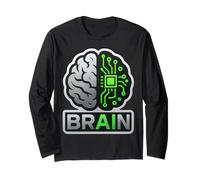 AI Brain Artificial Intelligence Engineer Specialist Coder Long Sleeve T-Shirt