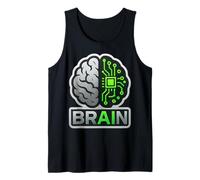 AI Brain Artificial Intelligence Engineer Specialist Coder Tank Top