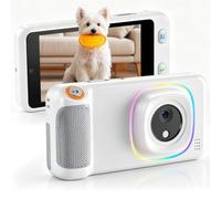 AI Camera for Teens with 4" Touch Screen & Dual Lens, Digital Camera with AI Dialogue Talking,AI Recongnize Item by Photo,AI Photography for Hairstyle/Background/Portrait/Artistic Photos