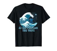AI Can’t Replace The Wave Tee - Funny Surfer Tech Meme T-Shirt