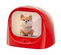 AI Car Robot Dashboard Companion -Intelligent Emotional Expression Smart Pet with 2" Screen & Bluetooth Connectivity,30+ Language Support Interactive Dash Robot for Car Interior,Home Office Gift(Red)