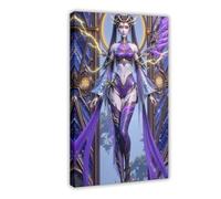 AI Chinese Animation, Battle Through The Heavens, Dragon Emperor Zi Yan32 Canvas Poster Wall Art Decor Print Picture Paintings for Living Room Bedroom Decoration Frame: 16x24inch(40x60cm)