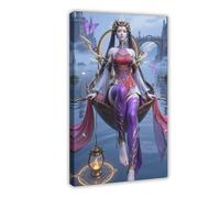 AI Chinese Animation, Battle Through The Heavens, Dragon Emperor Zi Yan39 Canvas Poster Bedroom Decor Landscape Office Room Decor Gift Frame: 12x18inch(30x45cm)