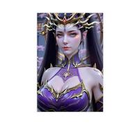 AI Chinese Animation, Battle Through The Heavens, Dragon Emperor Zi Yan9 Canvas Poster Wall Art Decor Print Picture Paintings for Living Room Bedroom Decoration Unframe: 12x18inch(30x45cm)