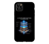 AI Chip -AI Core Edition - Neural Processor Blueprint Design Case for iPhone 11 Pro Max