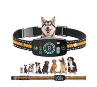 AI Chip Anti Barking Collar Magnetic Charging IP67 Waterproof, 4 Modes & 8-Level Sensitivity, Ultra Slim Lightweight Rechargeable Collar for 7-50kg Dogs