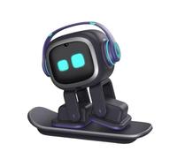 AI Companion Robot with Facial Recognition, Voice Interaction, Haptic Sensing, 5W Wireless Charging for Desk and Smart Home