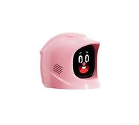 AI-Controlled In-Car For Companion Robot with 60 Expressive Animations Designed for Center Console Placement and Seamless Integration (Pink)