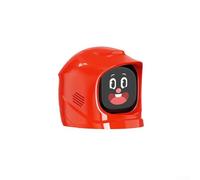 AI-Controlled In-Car For Companion Robot with 60 Expressive Animations Designed for Center Console Placement and Seamless Integration (Red)