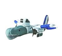 AI-Crafted Italian Bombardiro Crocodilo Plush - 10" Brainrot Evolution Collectible, Ultra-Soft Meme Plushie, Cursed Aesthetic Home Decor, Viral TikTok & Discord Gift