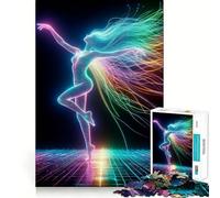 AI Dancer 1000 Piece Jigsaws for Teenagers Memory Build Home Play Home Enjoyable Great Gift (38x26cm)
