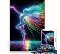 AI Dancer 1000 Piece Jigsaws for Teenagers Memory Build Home Play Home Enjoyable Great Gift (38x26cm)
