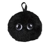 AI Dialogue Robot Interactive Plush Toy with Voice Cloning for Children Emotional Development 4.72x3.94in (Black (Monday))