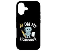 AI Did My Homework Funny Robot Student Tech Humor Graphic Case for iPhone 17