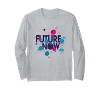 AI Digital Future Vision Tech Innovation Artwork Long Sleeve T-Shirt