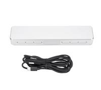 AI Digital Human Interaction Dedicated Microphone, Silver AEC AGC ANC 8 Array Omnidirectional Pickup Mic Supports 3.5mm Connector Electronics Accessories
