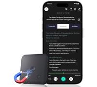 AI Digital Voice Recorder 64GB - Recording Device with Automatic Transcription and Summary, ChatGPT 4o, 102 Languages, App Control, Ideal for Meetings, Lectures, Interviews and Calls