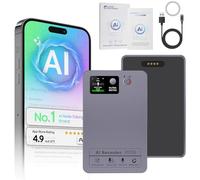 AI Digital Voice Recorder with AI Writing Function and Summarizing Professionals & Teams Voice Recorder Multimodal Input Recording Audio Recorder for Meetings Lectures