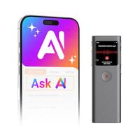 AI Digital Voice Recorder with Transcribe & Summarize, AI Note Taker for Meetings & Lectures, Voice Activated Recorder with Playback, Supports 90+ Languages Recording Device, Portable Tape Recorder