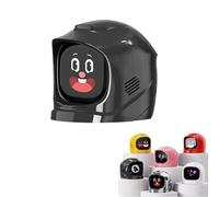 AI Emotional Pet, Car Robot Dashboard Companion with Animated Expressions, Car Interior Mood Booster and Driving Entertainment (Black)