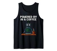 AI Enthusiasts Programmer Tech, Powered By AI and Coffee Tank Top